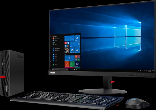 Image du produit Lenovo ThinkCentre M720q (Intel Core i5-8400T, 8 Go, 256 Go)