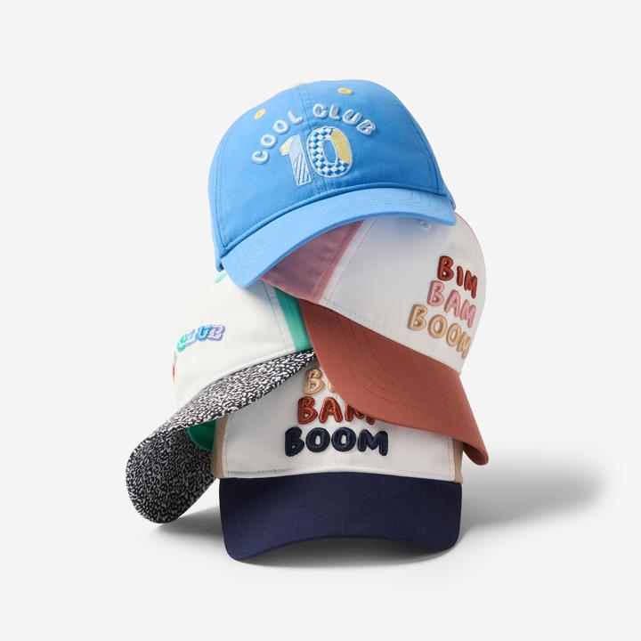 Domyos Cap verstellbar Babys/Kleinkinder - blau/gelb (One Size)
