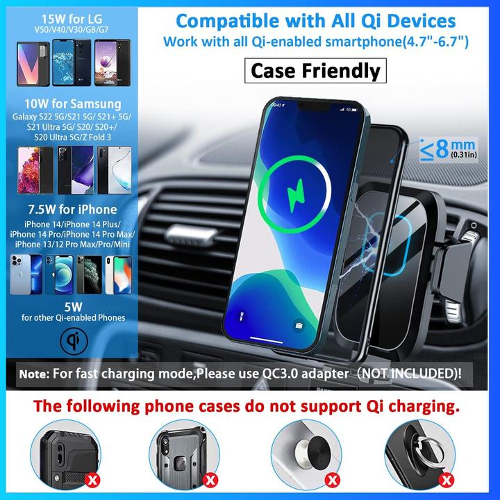 Image du produit Blsyetec Auto-Handyhalterung mit Ladefunktion