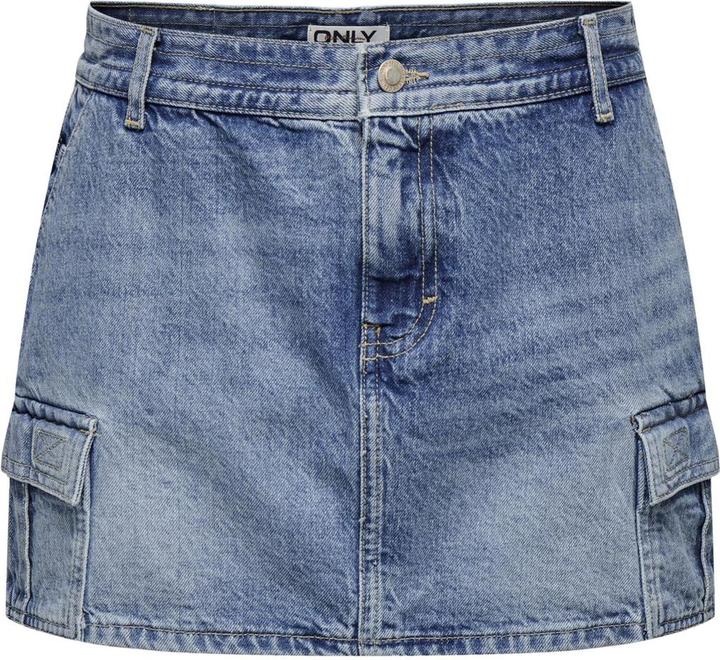 Produktbild Only Niedrige Taille Minirock Jeansrock (XS)