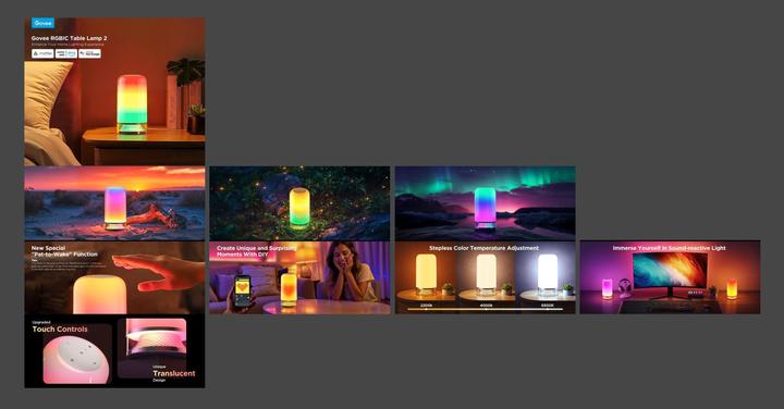 Produktbild Govee Table Lamp (500 lm)