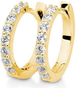 Breuning Creolen - BRILL. 0,48 Ct. H/si (750/18 K Gold)