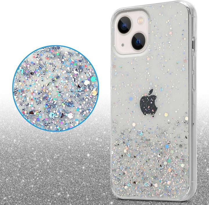 Produktbild Cadorabo Hülle für Apple iPhone 14 im TPU funkelnder Glitter Style (Apple iPhone 14)