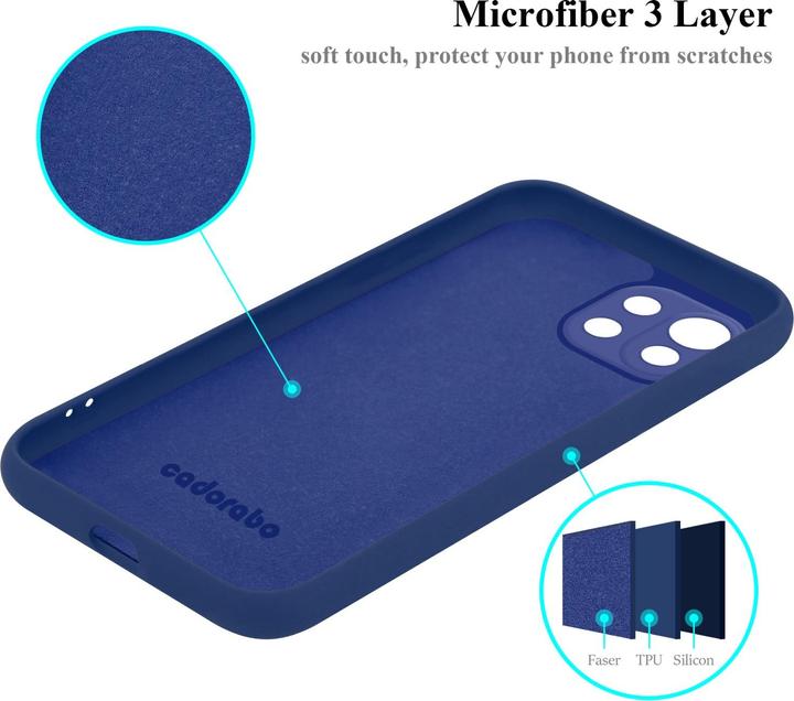Productafbeelding Cadorabo TPU Liquid Silicone Hoesje voor Xiaomi Mi 11 LITE (4G / 5G) / 11 LITE NE (Xiaomi Mi 11 Lite, Xiaomi Mi 11 Lite 5G, Xiaomi 11 Lite 5G NE)