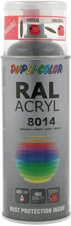 Produktbild Dupli-Color Acryllack glänzend RAL 8014 sepiabraun (Sepiabraun, 0.40 l)