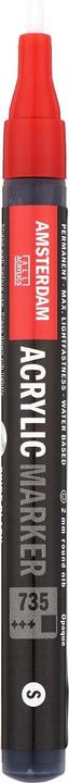 Actual product image Amsterdam Acrylic marker S 1 piece, Black (Black, 2 mm, 1 x)