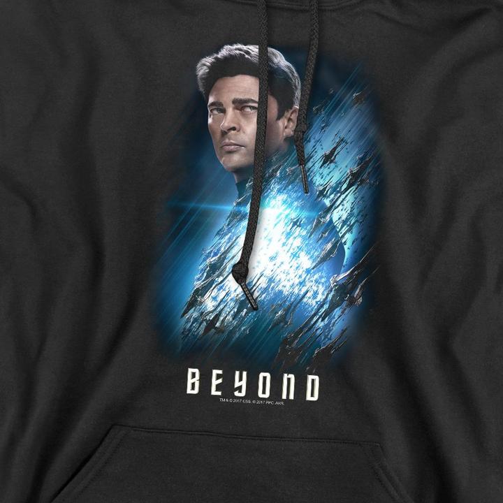 Immagine prodotto Star Trek Beyond Felpa con Cappuccio Bones Poster Uomo (L)