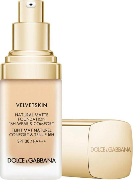 Actual product image Dolce & Gabbana Velvetskin matting liquid make-up ( Natura l Matte Foundation) 30 ml