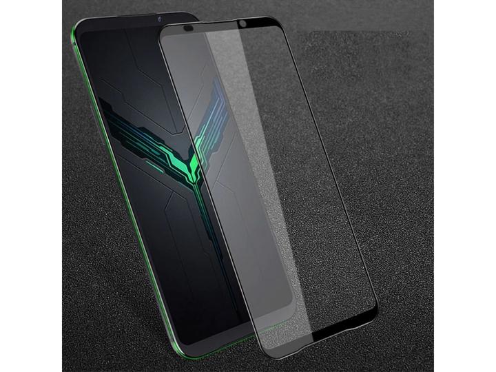 Actual product image Screenguard Xiaomi Black Shark 2 Pro Full Screen Protective Glass Film 2.5D 9H (1 Piece, Xiaomi Black Shark 2 Pro)