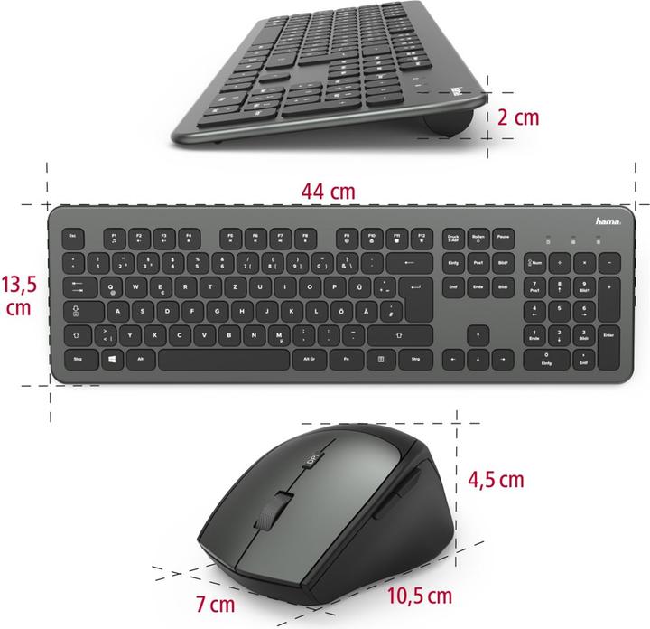 Immagine prodotto Hama KMW-700 (DE, Senza fili)