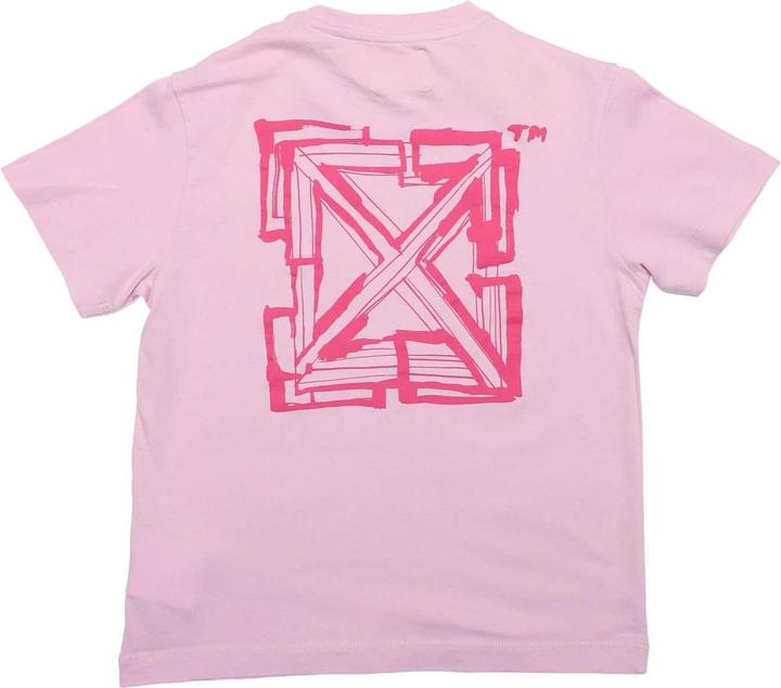 Actual product image Off Childrens/Kids Script T-Shirt (140)