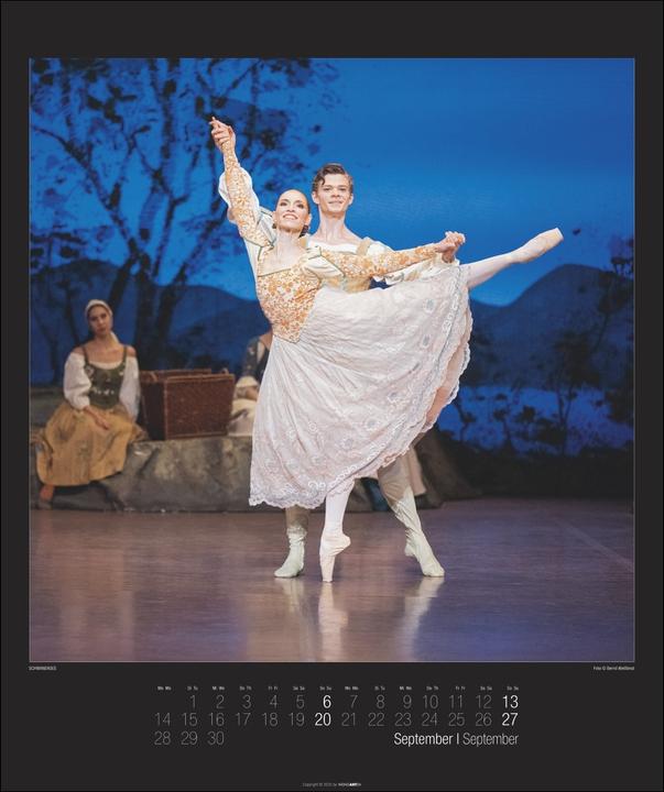 Actual product image Stuttgarter Ballett Kalender 2026 (46 x 55 cm, Hardcover, German, English)