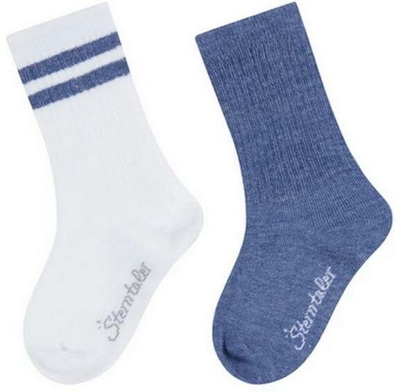 Immagine prodotto Sterntaler Socken Active Uni lang 2er Set Jeansblau Melange Gr. 19-22 (19 - 22)