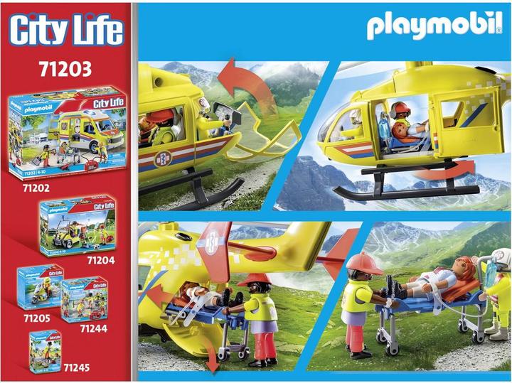 Produktbild Playmobil Rettungshelikopter (71203, Playmobil City Life)