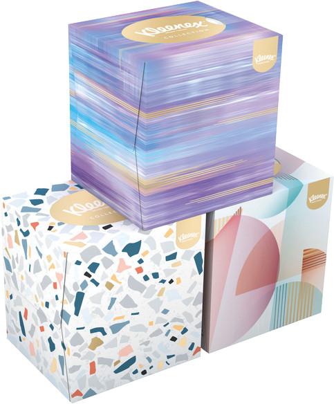 Actual product image Kleenex Cosmetic Tissues Collection Cube