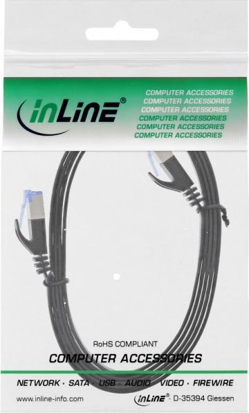 Produktbild InLine Patch-Kabel RJ-45 (M) bis RJ-45 (M) (U/FTP, CAT6a, 1.50 m)