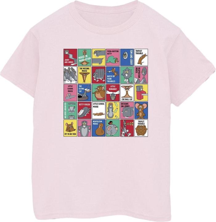 Tom & Jerry Grid Squares TShirt (L)