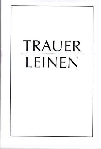 Produktbild Neutral 5 Trauerkarten DIN A6 weiss (1 Stk.)