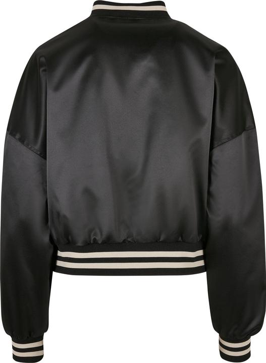 Actual product image Urban Classics Ladies Short Oversized Satin College Jacket (5XL)