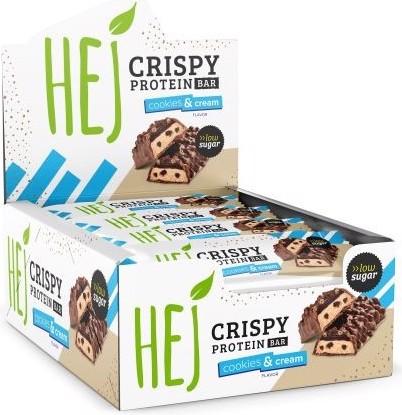 Produktbild HEJ Nutrition HEJ Crispy Protein Bar (12 x 45g) (Crunchy Brownie, 1 Stk., 540 g)