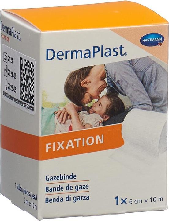 DermaPlast Gazebinden 6 cm x 10 m