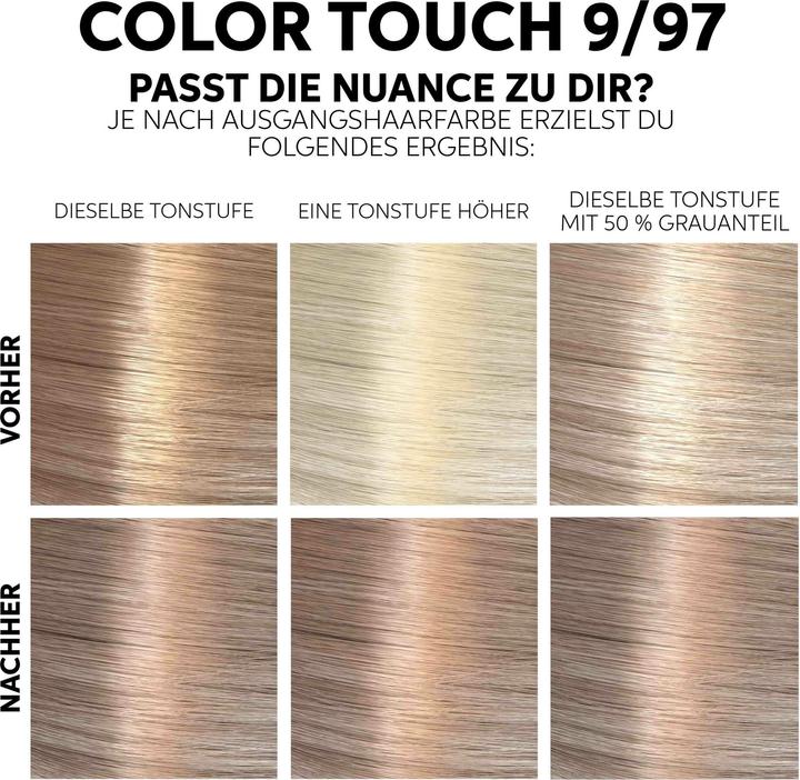 Produktbild Wella Color Touch Fresh-Up-Kit (9/97 Cool Beige Blonde)