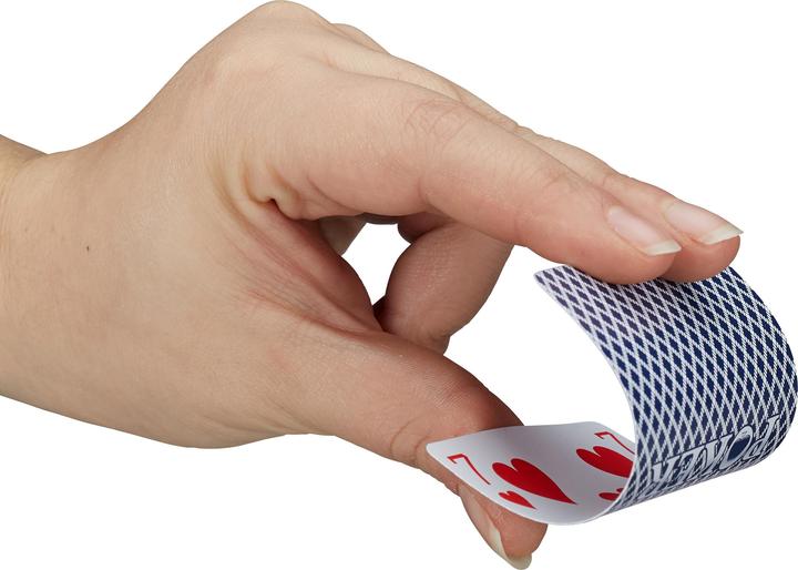 Produktbild Relaxdays Pokerkarten (Deutsch, Französisch, Italienisch, Englisch)