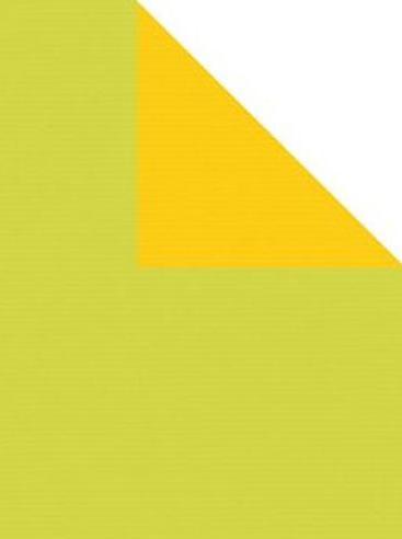 Produktbild Braun + Company Geschenkpapier-Rolle By Nature uni Duo lime gelb (Geschenkpapier)