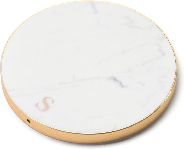Produktbild Safari Selection Ladestation CIRCLE MARBLE weiss/klein gemustert (10 W)
