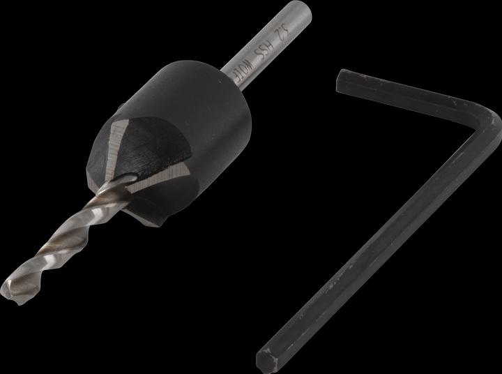 wolfcraft wolfcraft 1 Vorbohrer mit Senker ø3,2x12mm (3.2 mm, 12 mm)