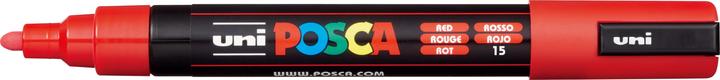 Actual product image Posca Marker PC-5M round tip (Red, 2.50 mm, 1 x)
