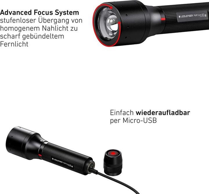 Produktbild Ledlenser P6R Core QC (15.70 cm, 270 lm)