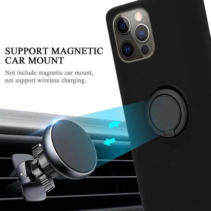 Image du produit Cadorabo TPU Liquid Ring Silicone Case Cover (Apple iPhone 12 Pro Max)
