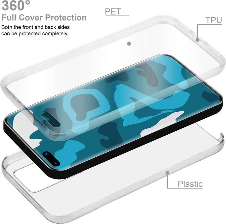 Image du produit Cadorabo Coque pour Huawei P40 PRO / P40 PRO+ TPU 360 Grad Case (Huawei P40 Pro+)