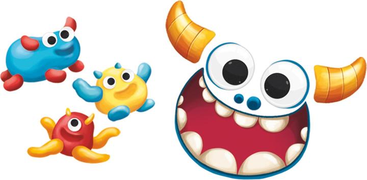 Actual product image Tetesept Children Monster Bathing Clay (333 ml, Bath salts)