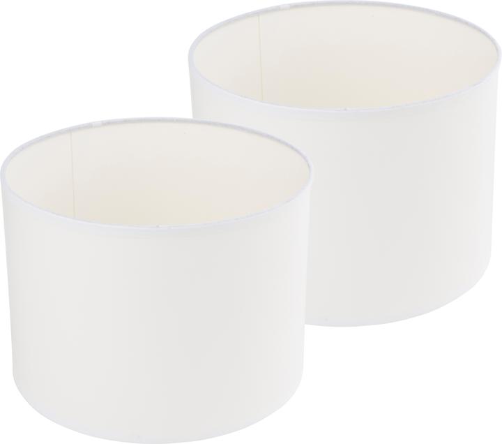 Image du produit VBS Lot de 2 abat-jours WHITY blanc E14/E27