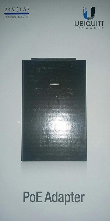 Actual product image Ubiquiti POE-24-24W PoE Adapter, passive (802.3at (PoE+), 24 W)