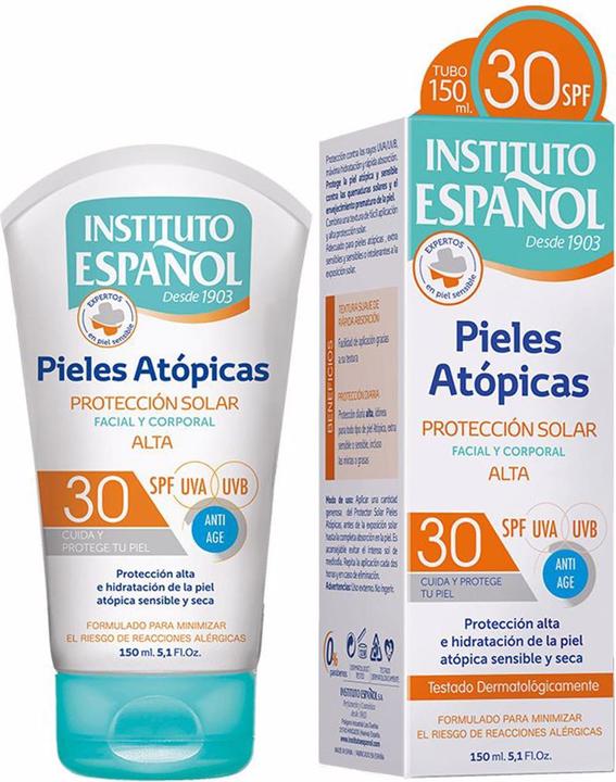 Instituto Español PIEL ATÓPICA protección solar facial y corporal SPF30 150 ml (Sonnencreme, SPF 30, 150 ml)