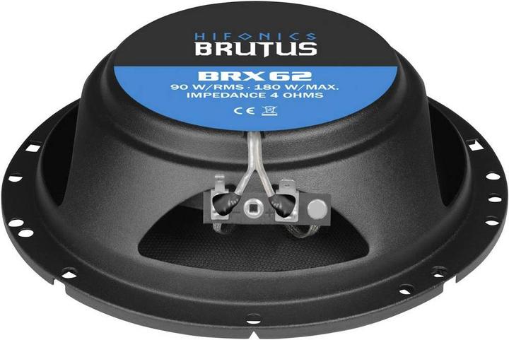 Produktbild Hifonics Brutus BRX62 16.5 cm 2 Wege Koaxsystem FLACH (180 W)
