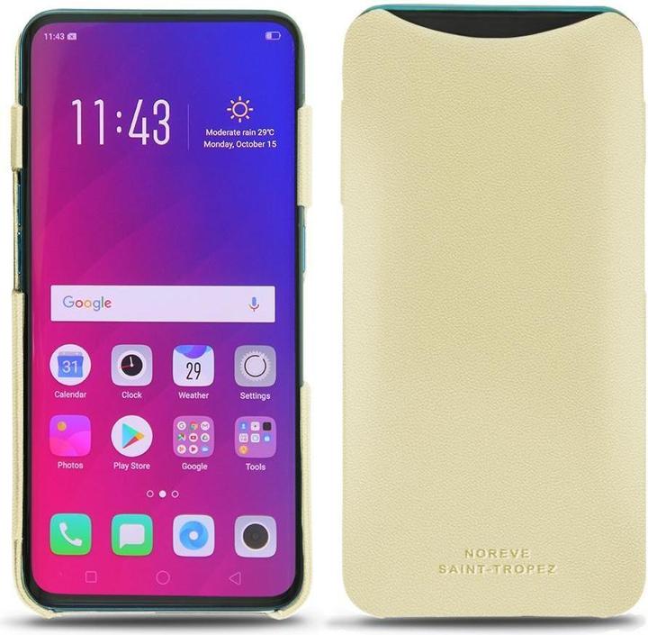 Actual product image Noreve Leather cover (Oppo Find X)