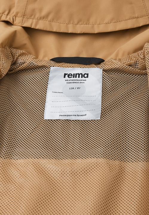 Actual product image Reima tec Kinder Regenjacke Tuulos Peanut Brown (158)
