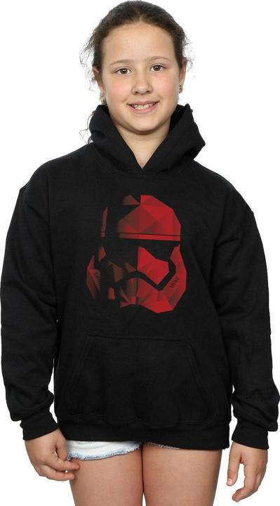 Image du produit Star Wars - Sweat à capuche THE LAST JEDI STORMTROOPER RED CUBIST HELMET - Fille (140, 146)