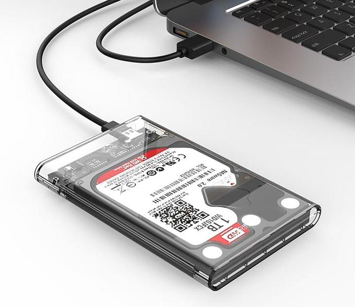 Productafbeelding Orico Other Computer Accessory 2139C3 2.5" HDD/SSD USB-C 5Gb/s Disk Drive - Transparent (2.5")