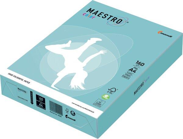 Maestro Color Copy paper A4 160g 250 sheets medium blue (160 g/m², 500 x, A4)