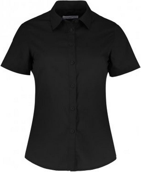 Produktbild Kustom Kit Kurzarm taillierte Poplin Bluse (38)