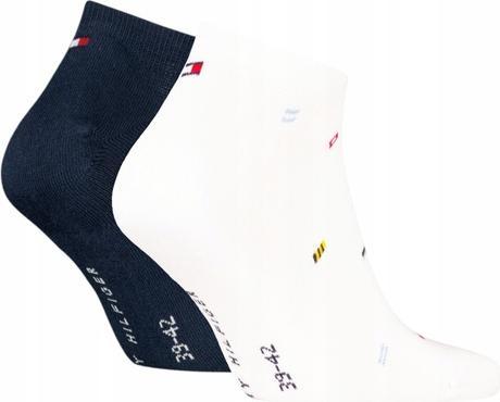 Immagine prodotto Tommy Hilfiger Socken Söckchen 2P Weiss/Marine (43 - 46)