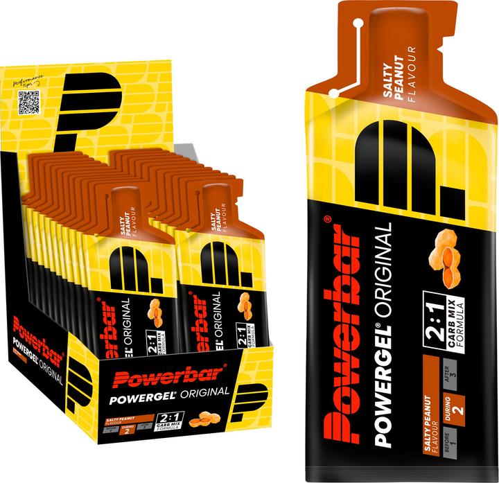 Produktbild Powerbar PowerGel Original (Salzige Erdnuss, 24 Stk., 984 g)