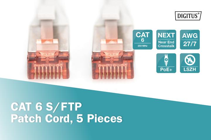 Actual product image Digitus Patch cable (S/FTP, CAT6, 15 m)
