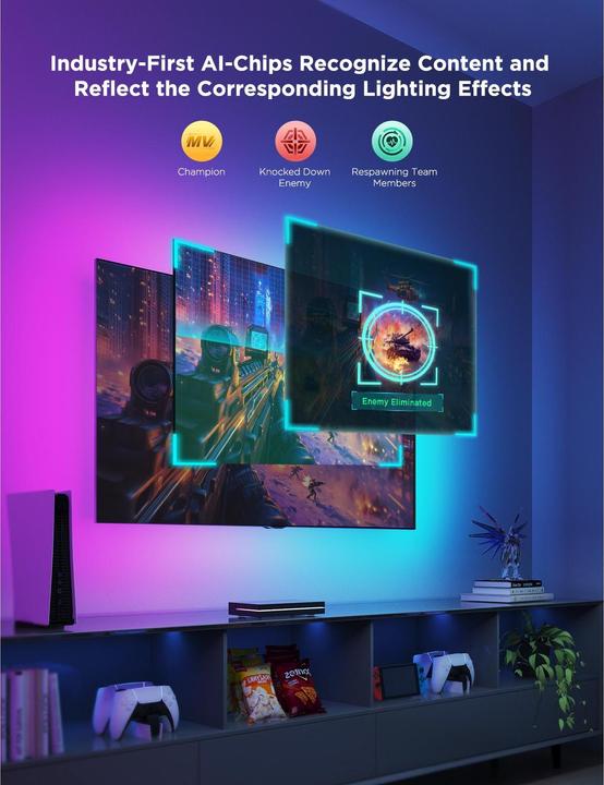Actual product image Govee AI Sync Box Kit 55-65 (RGBIC, 27.50 cm, Indoor)