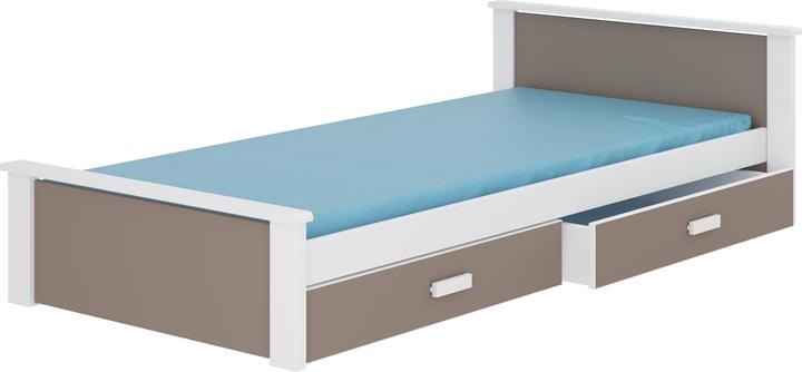 Actual product image ADRK Furniture Bed with mattress ALDEX 200x90 (200cm x 90cm)